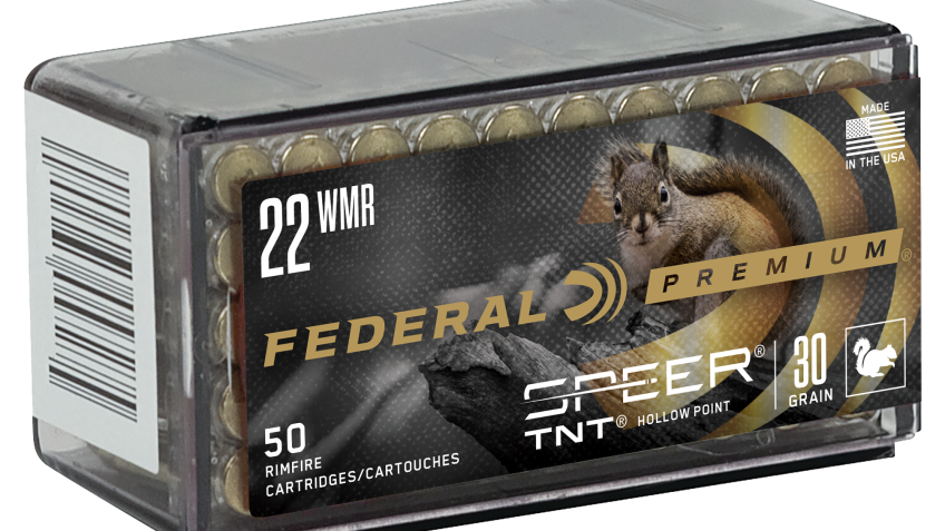 Federal Premium V-Shok Varmint Rimfire Ammo – .22 WMR – TNT Hollow Point