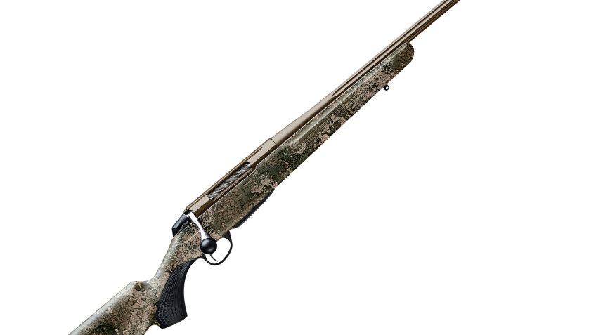 Tikka T3x Lite D-18 Rifle with TrueTimber Strata Stock – 6.5 PRC