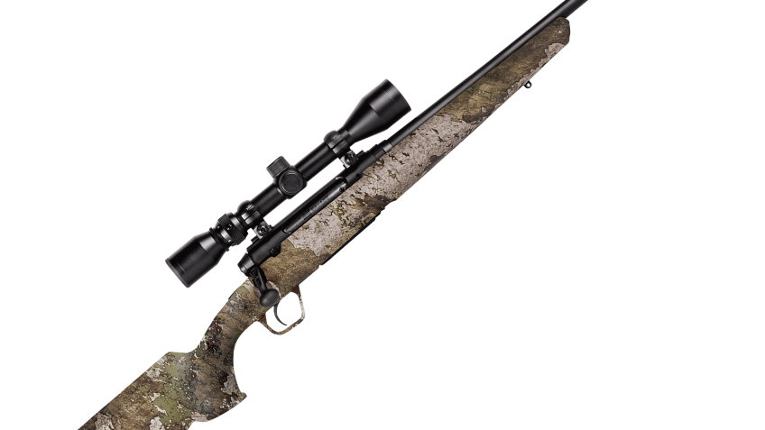 Savage Axis XP Bolt-Action Rifle in TrueTimber Strata – .223 Remington