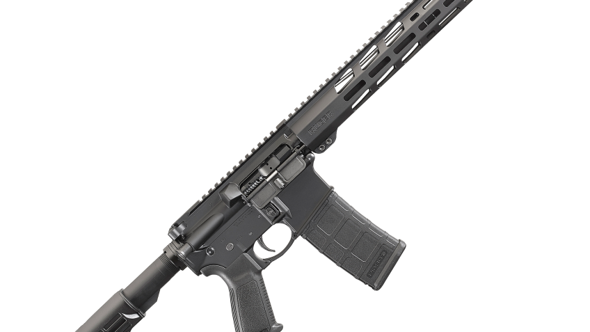 Ruger AR-556 Semi-Auto Rifle with Free-Float Handguard – 5.56 NATO