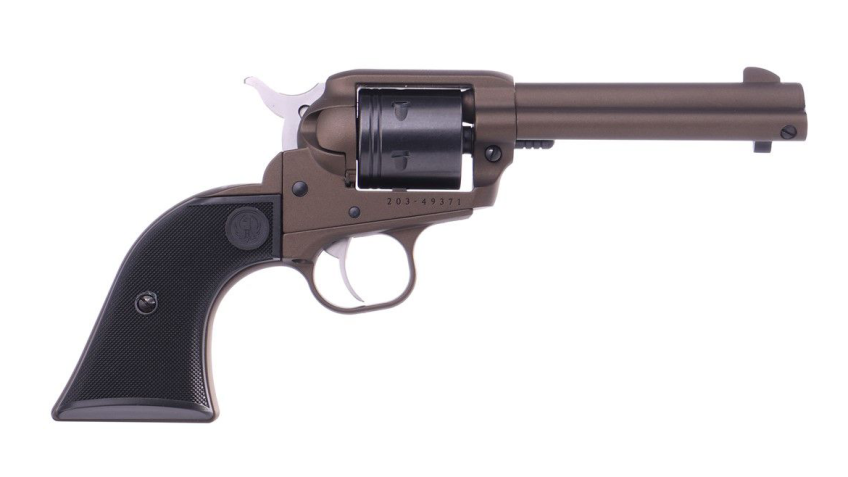 Ruger Wrangler Single-Action Rimfire Revolver with Bronze Cerakote Finish – Midnight Bronze Cerakote