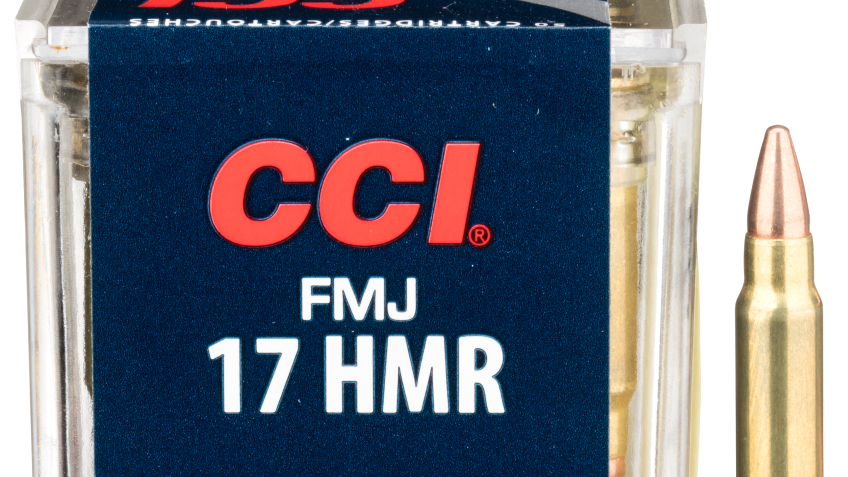 CCI 17 HMR FMJ Rimfire Ammo – .17 Remington – 20 Grain