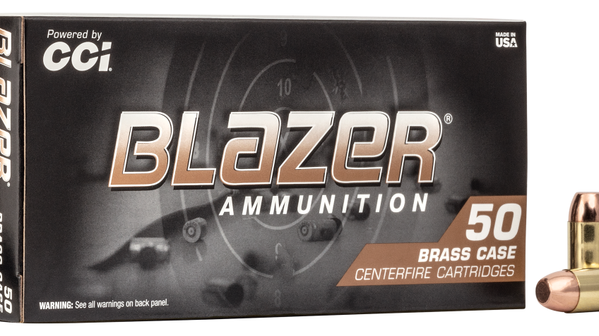 Blazer Brass Handgun Ammo – .40 S&W –  165 Grain – 50 Rounds