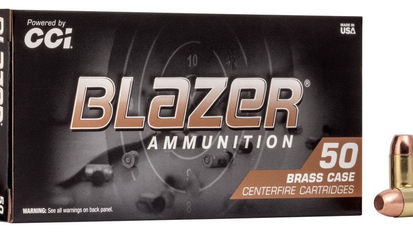 Blazer Brass Handgun Ammo – .40 S&W –  180 Grain – 50 Rounds