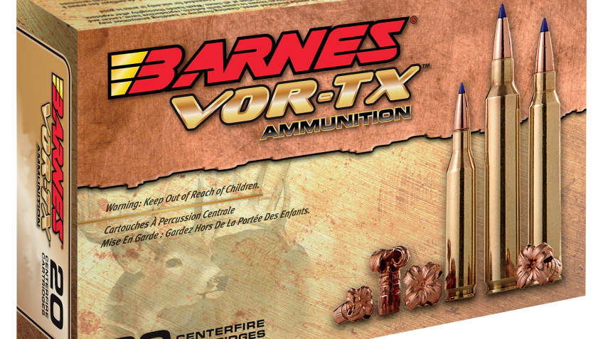 Barnes VOR-TX Centerfire Rifle Ammo – Barnes Tipped TSX – .308 Winchester – 20 Rounds