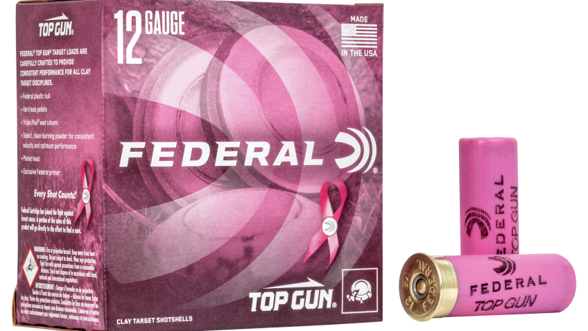 Federal Premium Top Gun Pink Target Load Shotshells – 250 Rounds