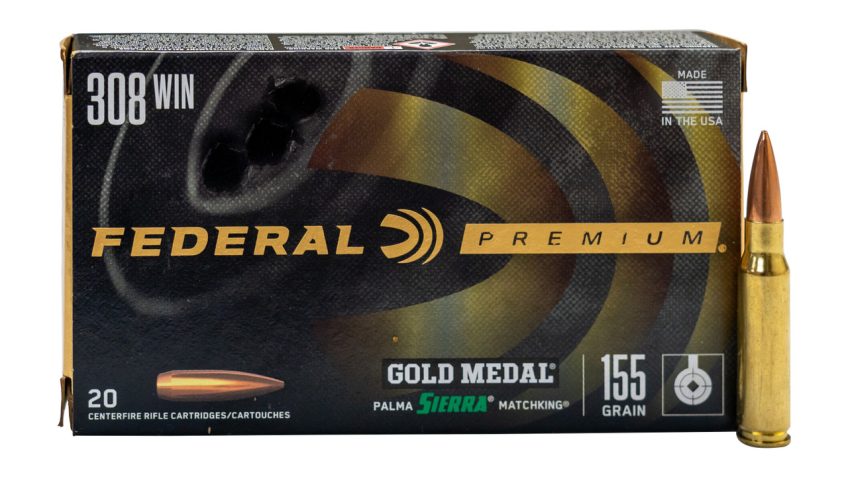 Federal Premium .308 Winchester 155gr Sierra Matching HP Ammunition 20-Rounds