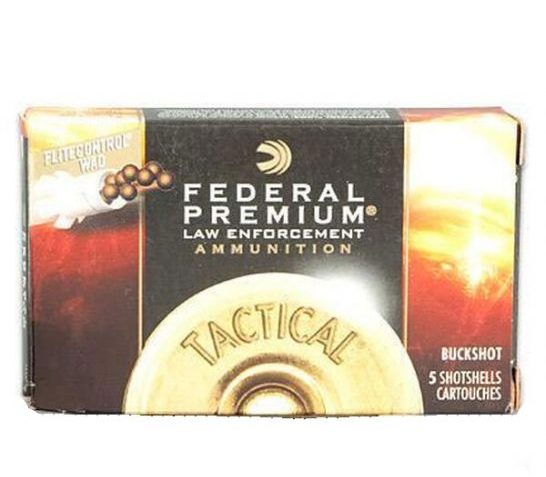 Federal Law Enforcement 12GA 00 Buckshot Ammunition 5-Rounds