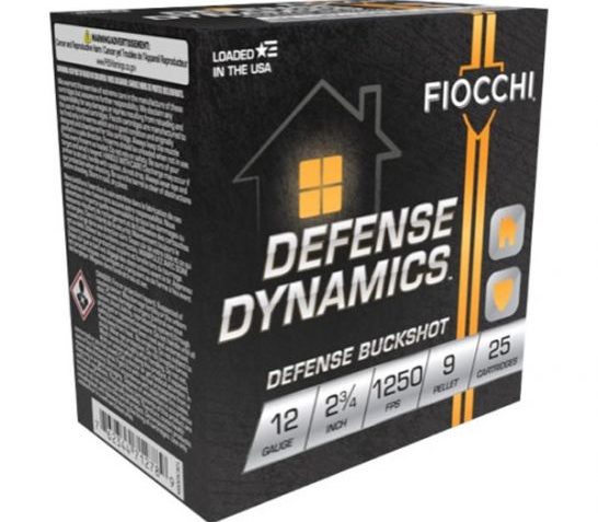 Fiocchi Buckshot 00 12GA 2.75" 25-Rounds