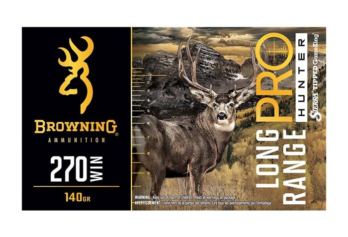 LONG RANGE PRO HUNTER 270 WINCHESTER AMMO – 105-004-461WB 270 WINCHESTER 140GR SIERRA TIPPED GAMEKING 20/BOX