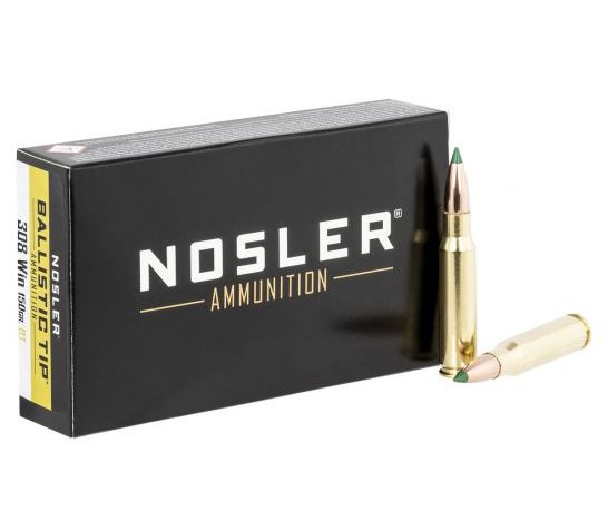 Nosler Ballistic Tip Brass .308 Win 150-Grain 20-Rounds BTS