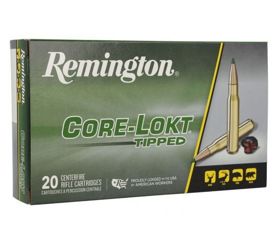 Remington Core-Lokt Tipped Brass 6.5 Creedmoor 129 Grain 20-Rounds CLT