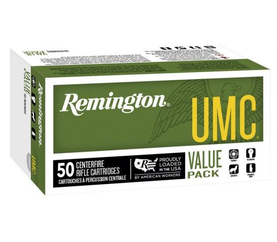 Remington UMC Brass .300 AAC Blackout 150-Grain 50-Rounds FMJ