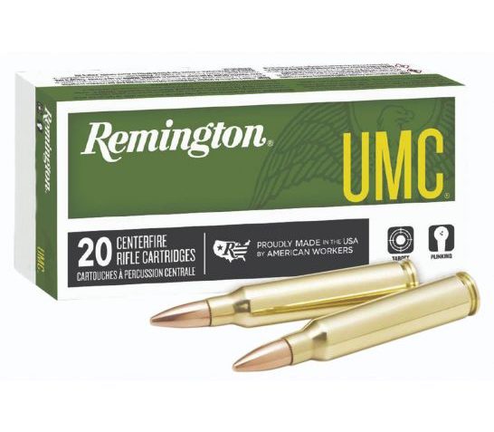 Remington UMC Brass .300 AAC Blackout 150-Grain 20-Rounds FMJ