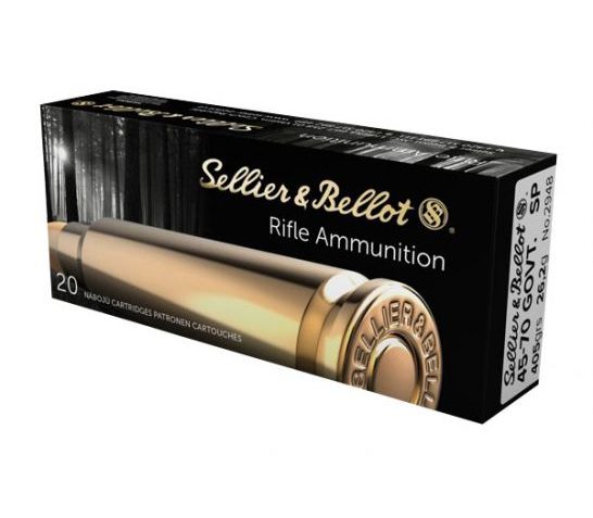 Sellier and Bellot Rifle .45-70 Government 405 Grain 20-Rounds SP