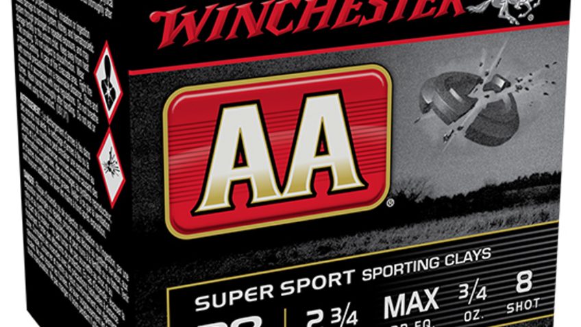 Winchester AA Sporting Clay 28 GA #8 25-Rounds 2.75"