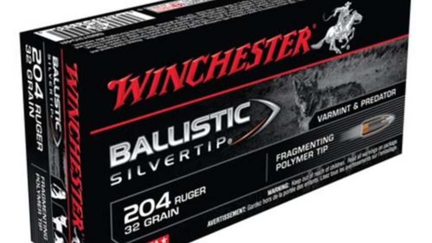 Winchester 204 Ruger 32gr Ballistic Silvertip Ammunition 20rds – SBST204R