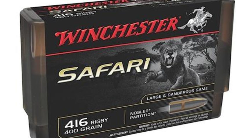 Winchester Supreme 416 Rigby 400 GR Nosler Partition – 20 rounds