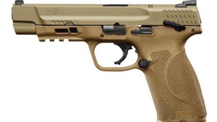 Smith & Wesson M&P9 M2.0, Semi-Automatic, 9mm, 5″ Barrel, Thumb Safety, TLCI, 17+1 Rounds