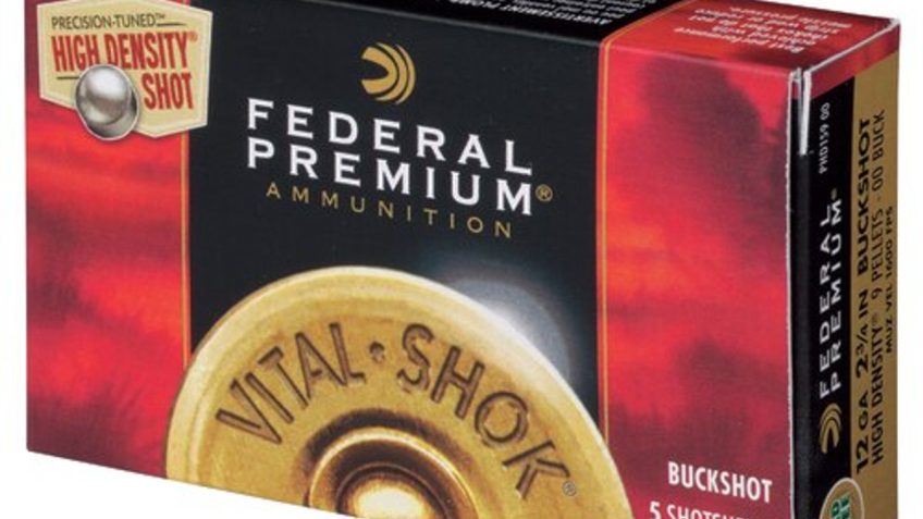 FEDERAL AMMO 12Ga 2-3/4 High Density 00 Buck 5rd