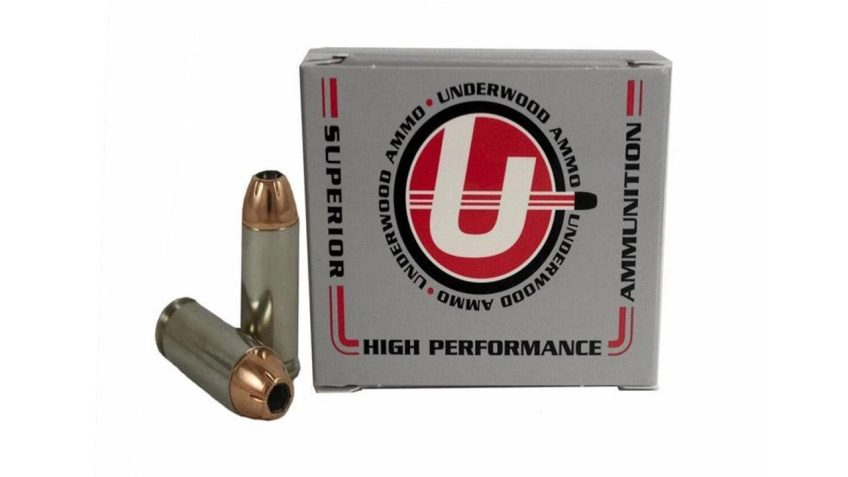 Underwood Ammo 10mm Auto 180 Grain XTP Jacketed Hollow Point Nickel Plated Brass Cased Pistol Ammo, 20 Rounds, 243