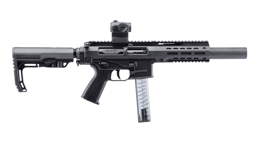 B&T SPC9-G 9mm SD Black Pistol w/Telescopic Brace Adapter & Glock Lower (NFA) BT-500003-SD-G-TB-US