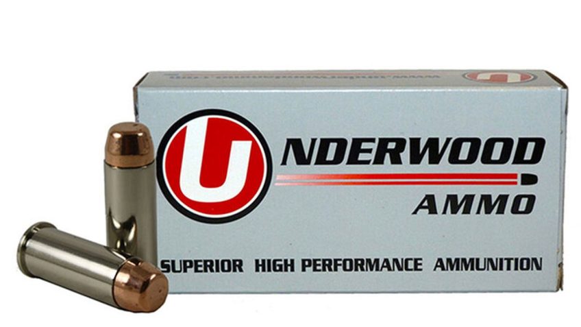 Underwood Ammo .44 Special 245 Grain Full Metal Jacket Nickel Plated Brass Cased Pistol Ammo, 50 Rounds, 323