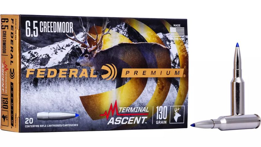 Federal Terminal Ascent 6.5 Creedmoor 130 Grain Ammunition – 20 rounds