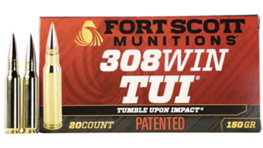 Fort Scott Munitions .308 Win 150 Grain CNC Machined Copper Brass Rifle Ammo, 20 Rounds, 308-150-SCV