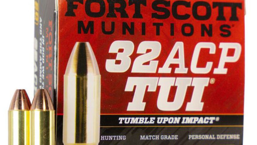 Fort Scott Munitions 32ACP71SCV Tumble Upon Impact TUI 32 ACP 71 Gr Solid Cop