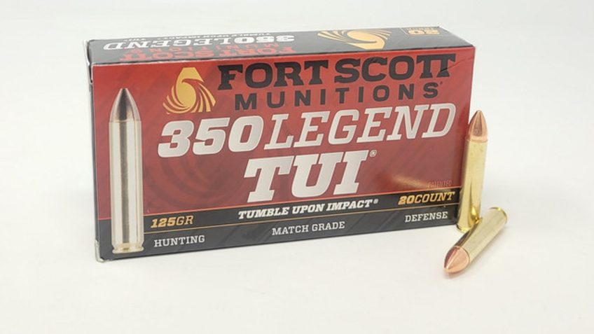 Fort Scott Munitions 350 Legend Ammunition 125 Grain 20 Rounds Solid Copper Spun TUI FSM350125SCV