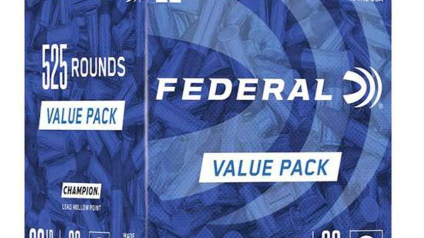 FEDERAL CHAMPION 22LR 36GR LEAD HP 525rds