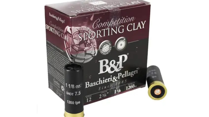 Baschieri & Pellagri Competition Sporting Clay Shotshells-12 ga 2-3/4 In 1 oz Size 8 1200 fps 25/ct, 12B1SCL8