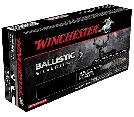 Winchester BALLISTIC SILVERTIP 6.5 PRC 140 Grain Silvertip Brass Cased Rifle Ammo, 20 Rounds, SBST65P