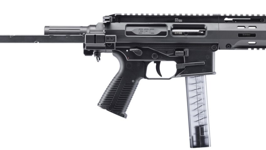 B&T SPC9 9mm PDW Black Pistol w/Telescopic Brace Adapter BT-500003-PDW-TB-US