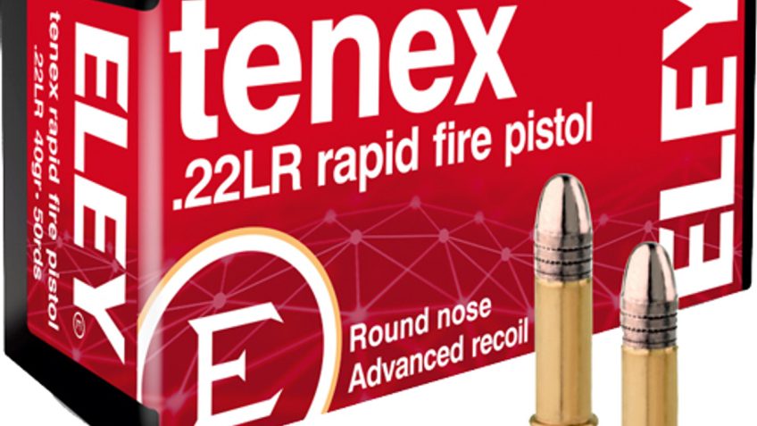 Eley Tenex Rapid Fire Pistol .22lr 40gr. Round Nose 50-pack