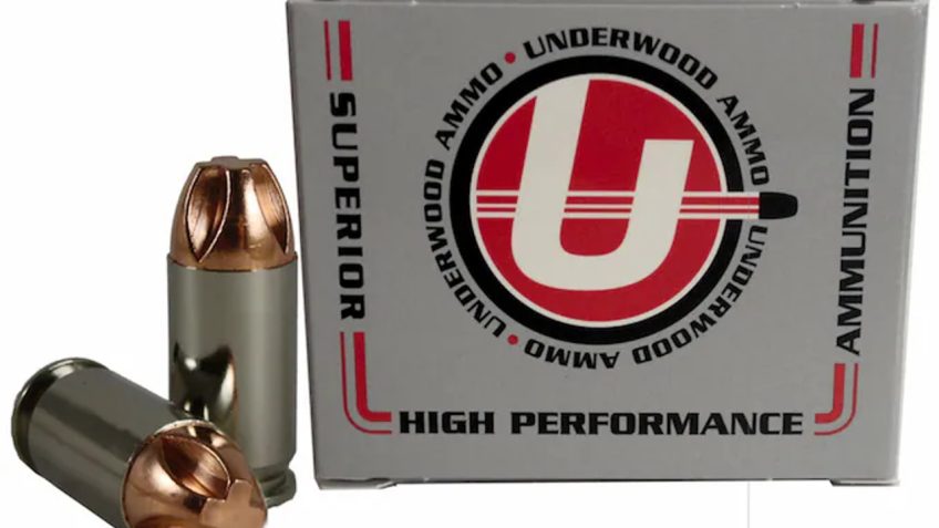 Underwood Ammo .45 Super 200 Grain Solid Monolithic Nickel Plated Brass Cased Pistol Ammo, 20 Rounds, 824