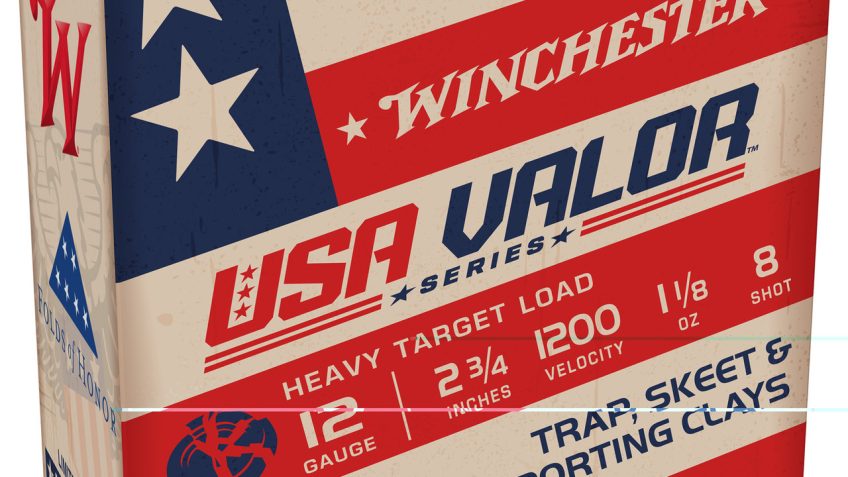 Winchester USA VALOR 12 Gauge 1-1/8oz, 2.75in, 8 Shot Size, Shotgun Ammo, 25 Rounds, USAV128