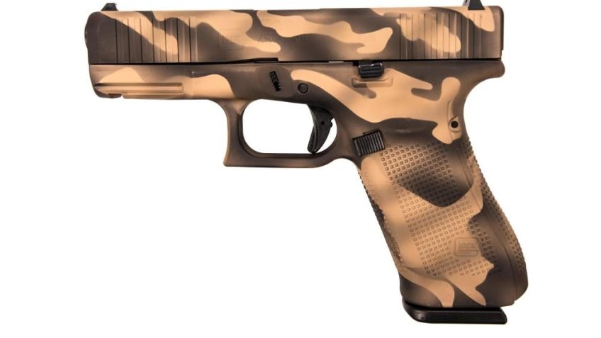 GLOCK G45 G5 HGA 9mm 4″ 17rd Sand Storm Camo