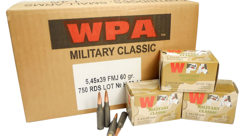 Wolf WPA Military Classic, 5.45x39mm, FMJ, 60 Grain, 30 Rounds