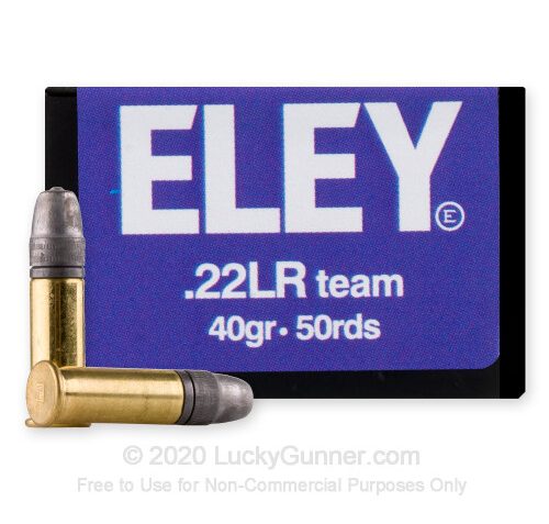 22 LR – 40 Grain LFN – Eley Team – 50 Rounds