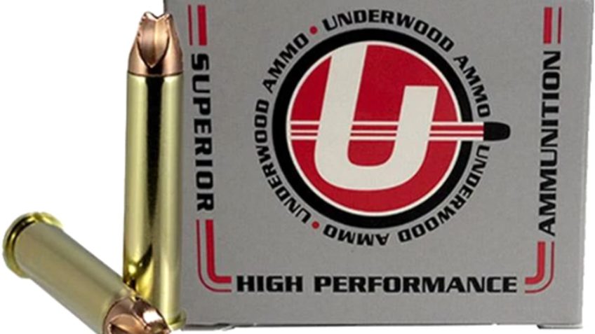 Underwood Ammo .45-70 Government 325 Grain Solid Monolithic Nickel Plated Brass Cased Rifle Ammo, 20 Rounds, 907