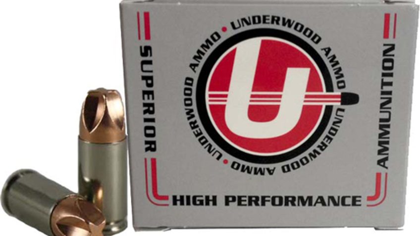 Underwood Ammo 9mm Luger +P 68 Grain Xtreme Defender Solid Monolithic Nickel Plated Brass Cased Pistol Ammo, 20 Rounds, 864