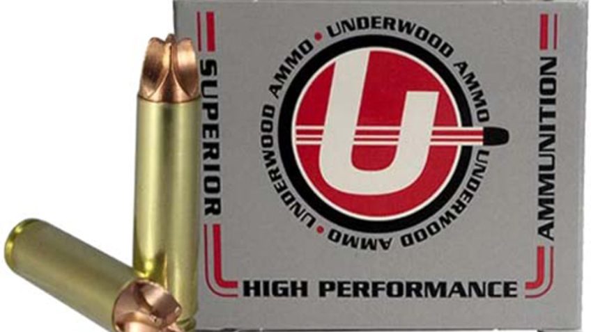 Underwood Ammo .45 Raptor 220 Grain Solid Monolithic Nickel Plated Brass Cased Rifle Ammo, 20 Rounds, 912