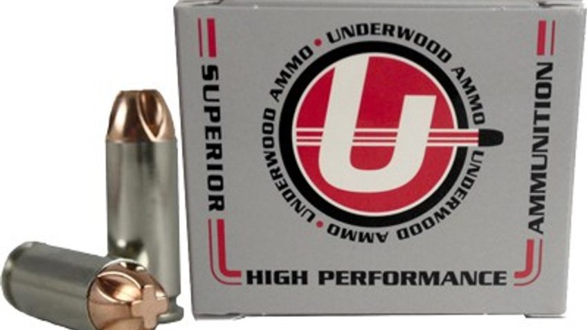 Underwood Ammo 10mm Auto 140 Grain Xtreme Penetrator Solid Monolithic Nickel Plated Brass Cased Pistol Ammo, 20 Rounds, 648