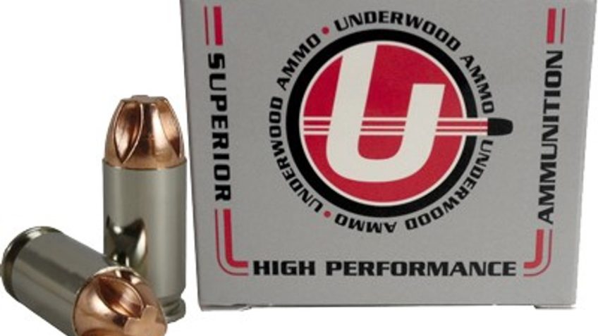 Underwood Ammo .45 ACP +P 200 Grain Solid Monolithic Nickel Plated Brass Cased Pistol Ammo, 20 Rounds, 646