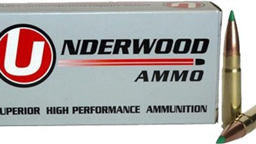 Underwood Ammo .300 AAC Blackout 125 Grain Polymer Tipped Spitzer Nickel Plated Brass Cased Rifle Ammo, 20 Rounds, 418