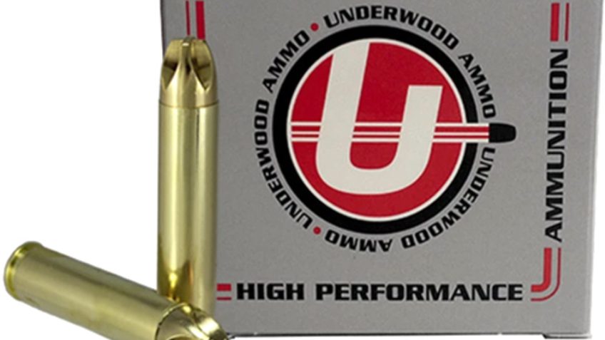 Underwood Ammo .45 Raptor 245 Grain Solid Monolithic Nickel Plated Brass Cased Rifle Ammo, 20 Rounds, 911