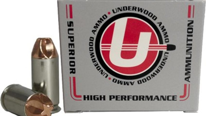 Underwood Ammo .40 S&W 115 Grain Xtreme Defender Solid Monolithic Nickel Plated Brass Cased Pistol Ammo, 20 Rounds, 811