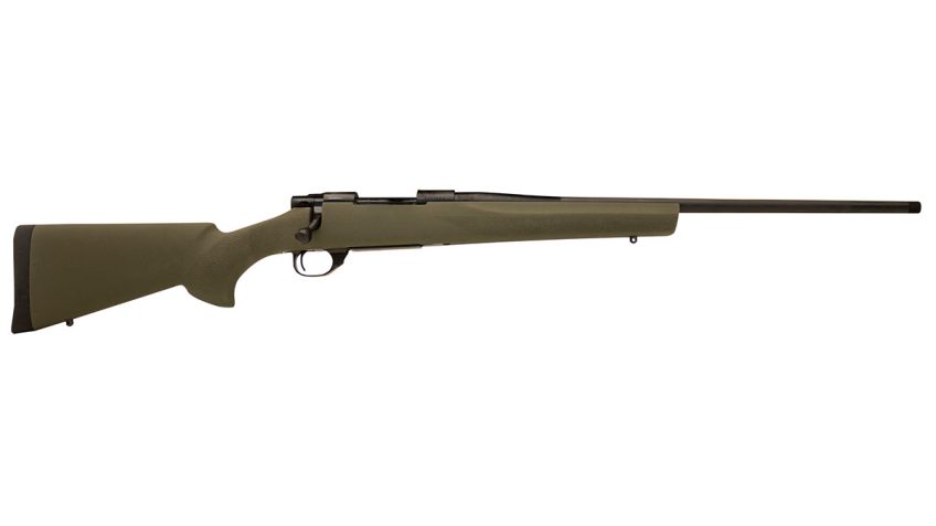 M1500 HOGUE 308 WINCHESTER BOLT-ACTION RIFLE – M1500 Hogue 308 Winchester 22″ BBL (1)4RD Mag Green